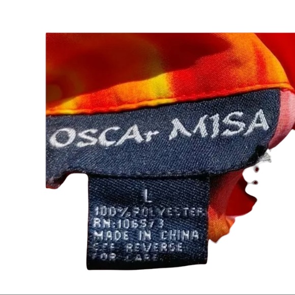 Vintage 2000s Anime Street Fighter Oscar Misa Button Up All Over Print Shirt L - Picture 7 of 7